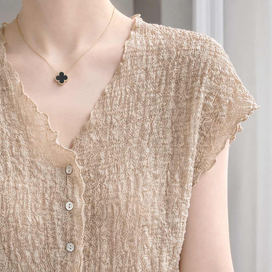 Mabel-June Pleated Cardigan - Lead Product Detail