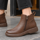 Mazzanti Leather Ankle Boots - Lead Product Detail
