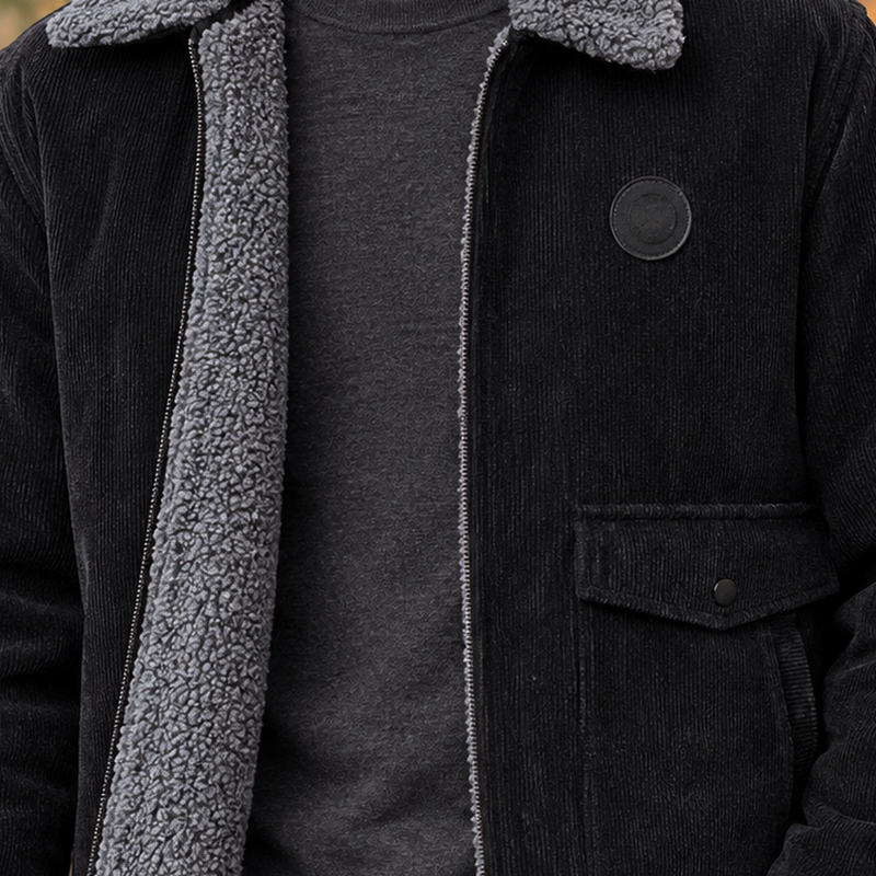 Dorian Fleece-Lined Jacket - Lead Product Detail