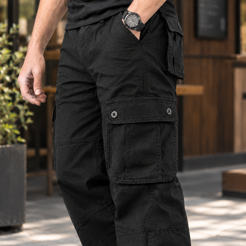 Marco Relaxed Cargo Pants - Lead Product Detail