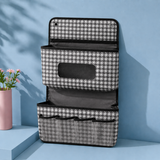 Wyatt Tiered Wall Organizer - Houndstooth