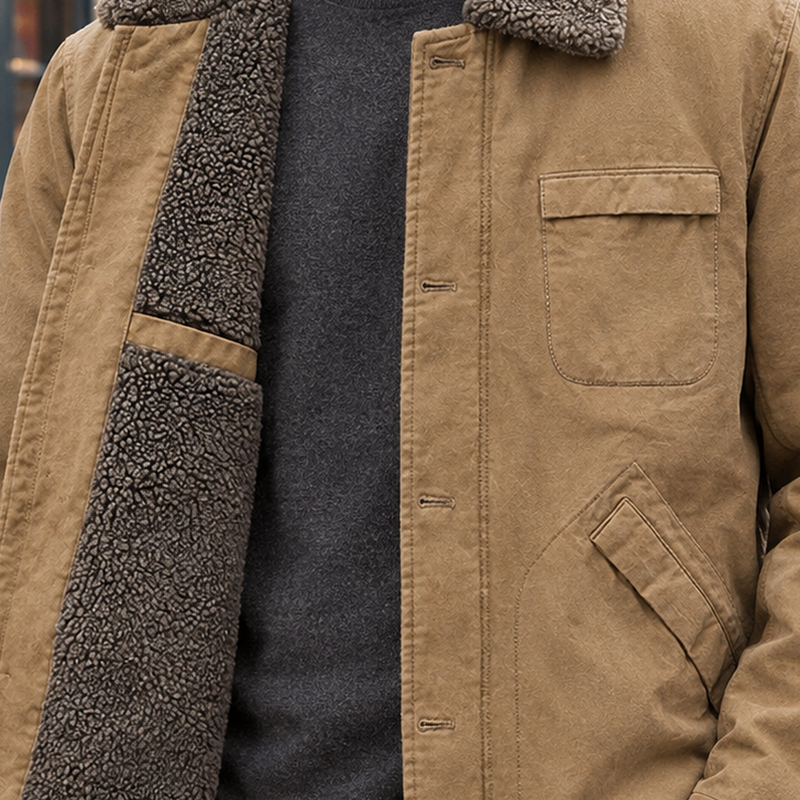 Florian Cashmere Jacket - Lead Product Detail