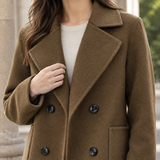 Astrid-Belle Double-Breasted Jacket - Lead Product Detail