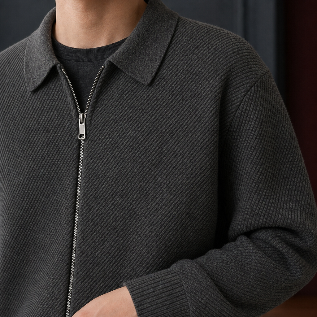 Romano Zip Cardigan - Lead Product Detail