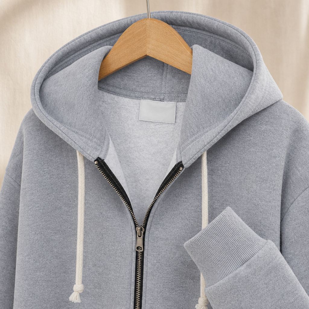 Ilaria-Jade Hooded Hoodie - Lead Product Detail