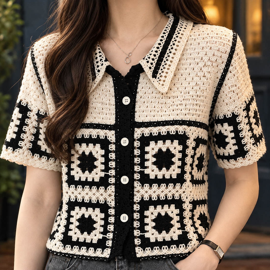 Thea Crochet Cardigan - Lead Product Detail