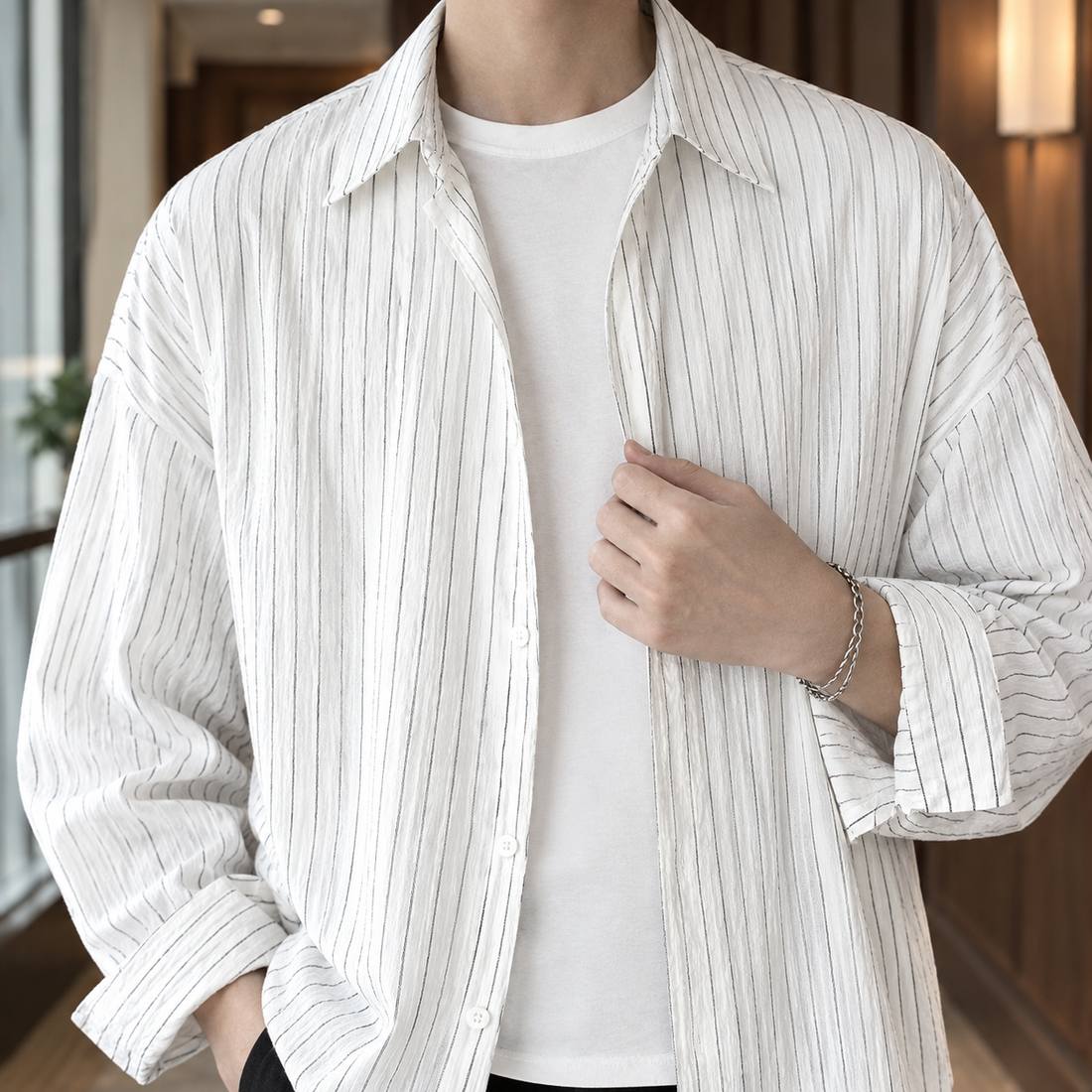 Florian Relaxed Shirt - Lead Product Detail