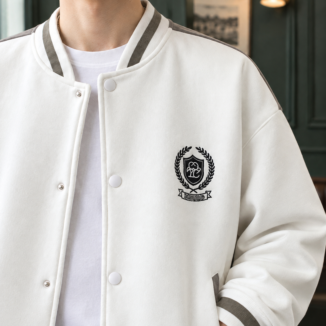 Blake Varsity Jacket - Lead Product Detail