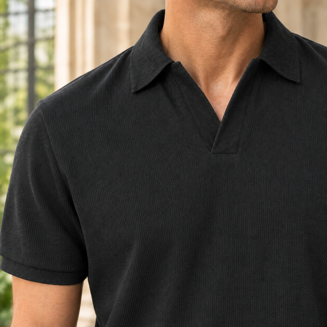 Mason Open Collar Polo - Lead Product Detail