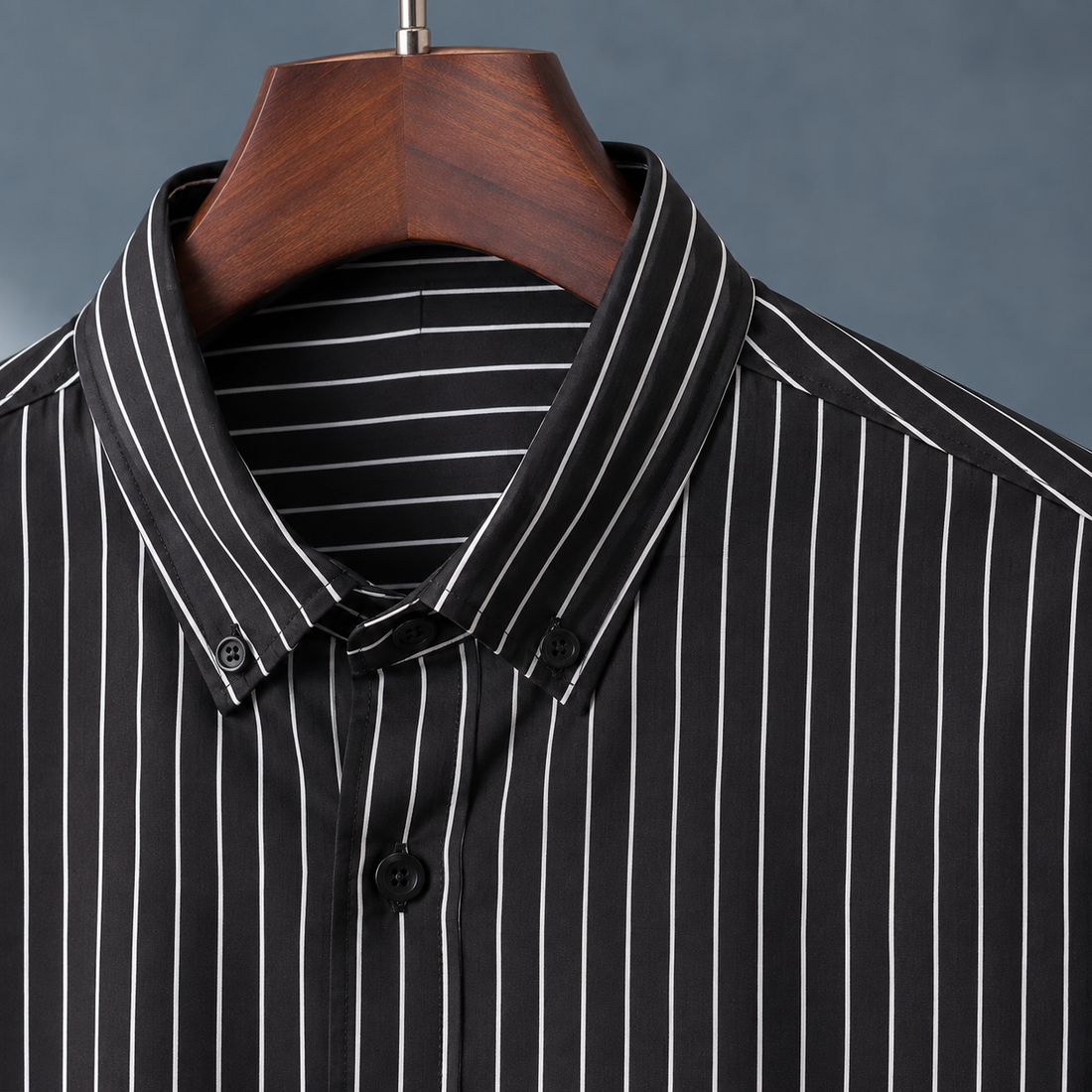 Dario Striped Shirt - Lead Product Detail