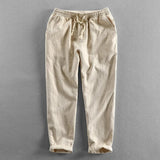 Amara Drawstring Pants - Beige