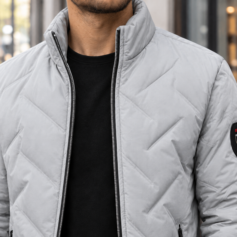Austin Quilted Jacket - Lead Product Detail