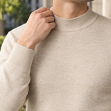 Hudson Mock Neck Sweater - Lead Product Detail