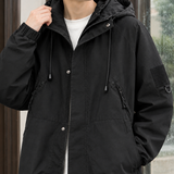 Harlan Hooded Utility Jacket - Lead Product Detail