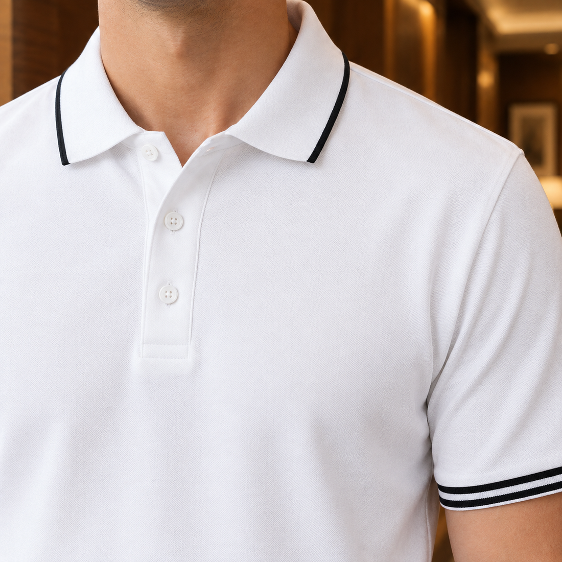 Knox Tipped Polo - Lead Product Detail