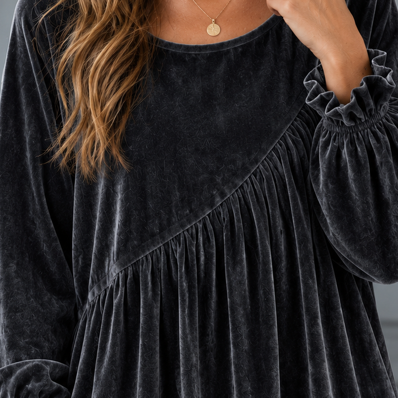 Juliet-Claire Asymmetric Top - Lead Product Detail