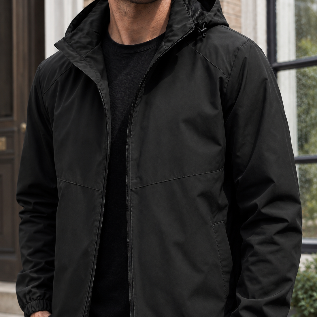 Patrick Hooded Jacket - Lead Product Detail
