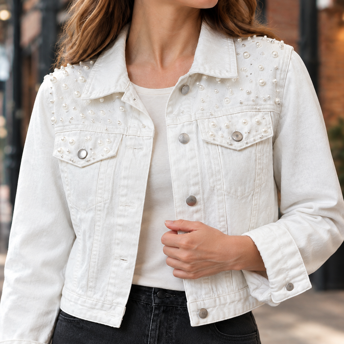 Sidonie Beaded Jacket - Lead Product Detail