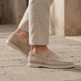 Vittorio Suede Loafers - Lead Alternate View