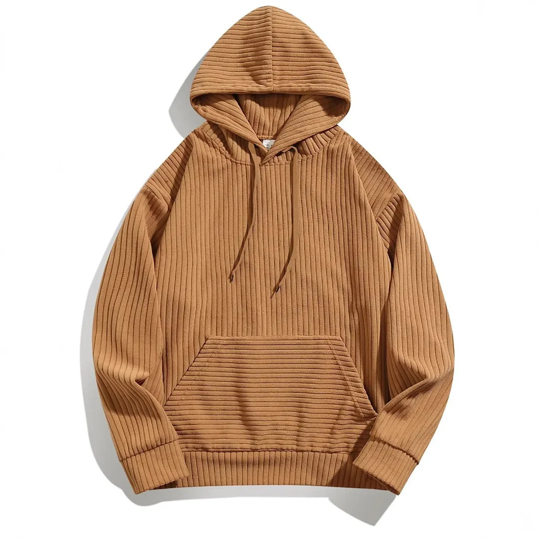 Belgarvia Corduroy Hoodie - Camel