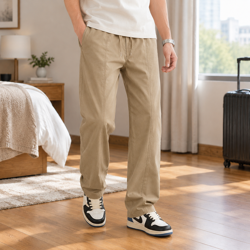 Blake Relaxed Pants - Khaki