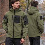 Marco Utility Hooded Jacket - Army Green