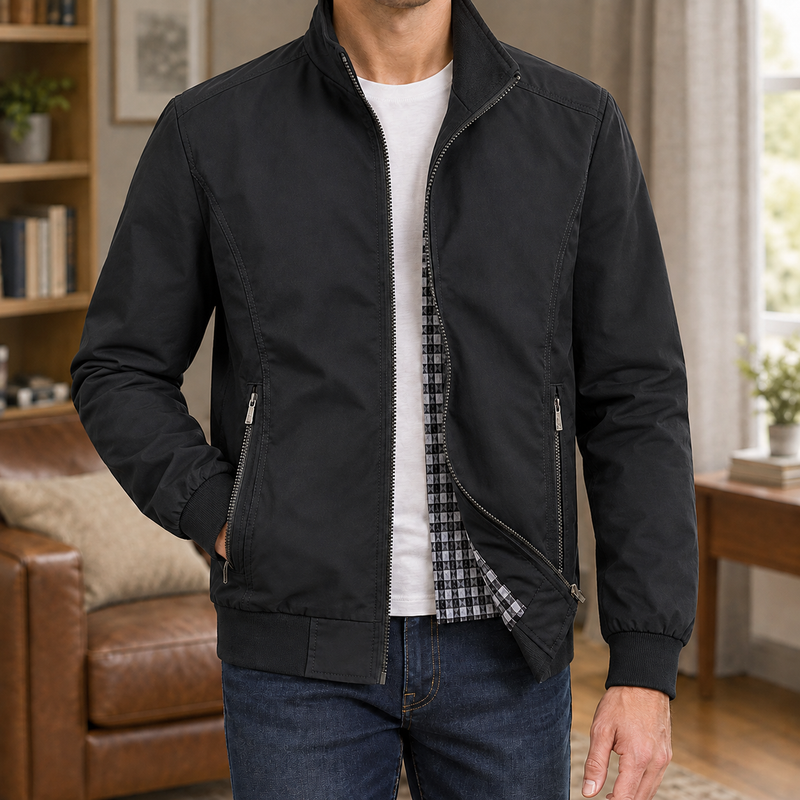 Knox Zip Jacket - Black