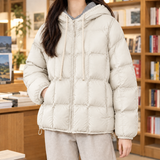 Ines-Mae Quilted Jacket - Snow Mountain White