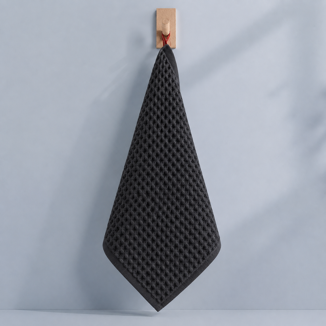 Millstone Waffle Cotton Towels - Charcoal Gray