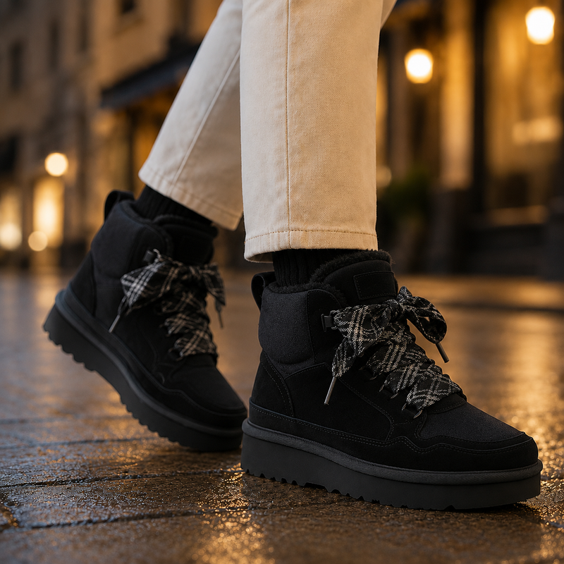 Bologna Orthopedic Boots - Black