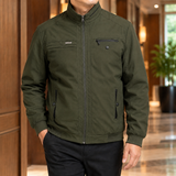 Hubert Stand Collar Jacket - Green