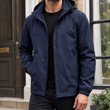 Patrick Hooded Jacket - Dark Blue