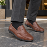 Borromeo-Garda Slip-On Loafers - Brown
