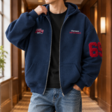 Wyatt Embroidered Jacket - Royal Blue