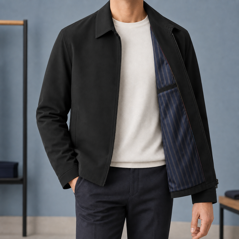 Carter Zip Jacket - Black