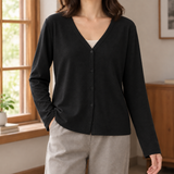 Hyacinth Button Front Jacket - Advanced Black