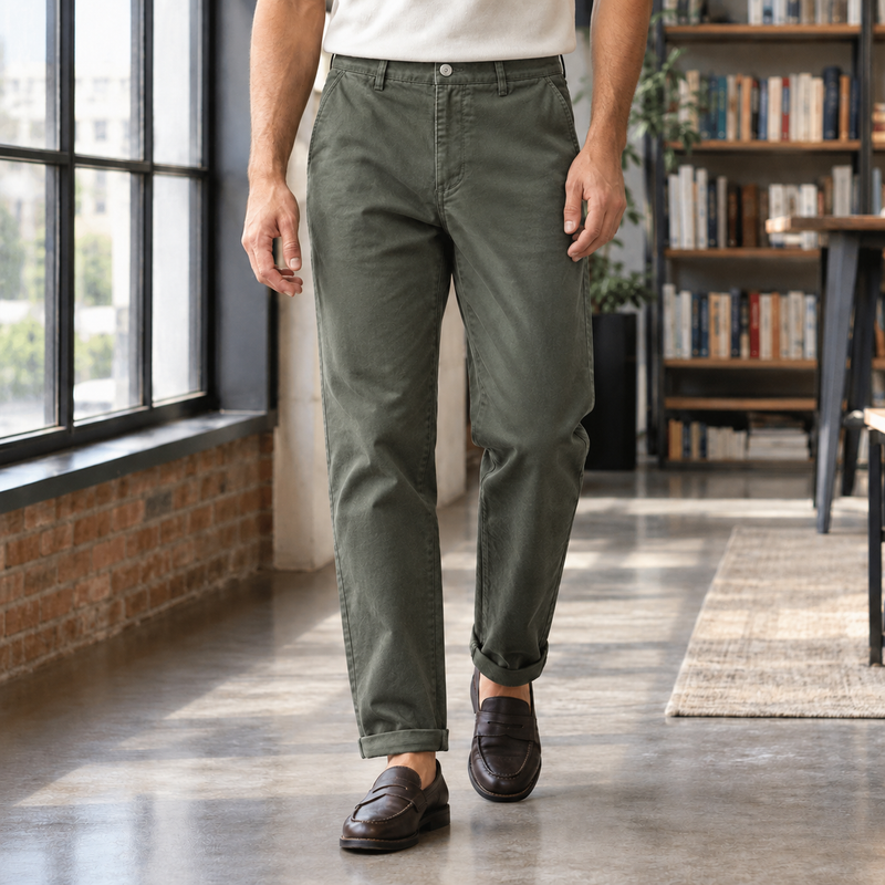 Austin Straight Pants - Green