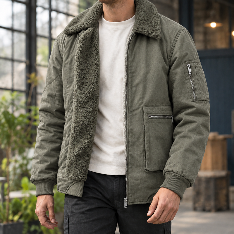 Wilder Fleece Jacket - Light Military Green