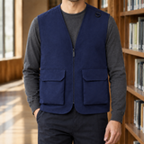 Mason Utility Vest - Navy Blue