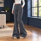 Aurelia-Hope Flared Pants - Dark Gray