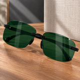 Fulbert Retro Sunglasses - Emerald Green (As Pictured)