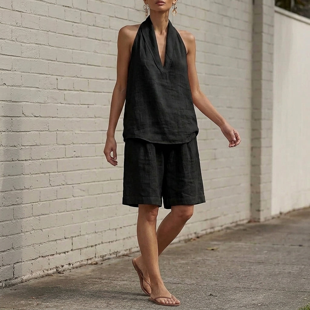 Florence Halter Set - Black
