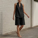 Florence Halter Set - Black
