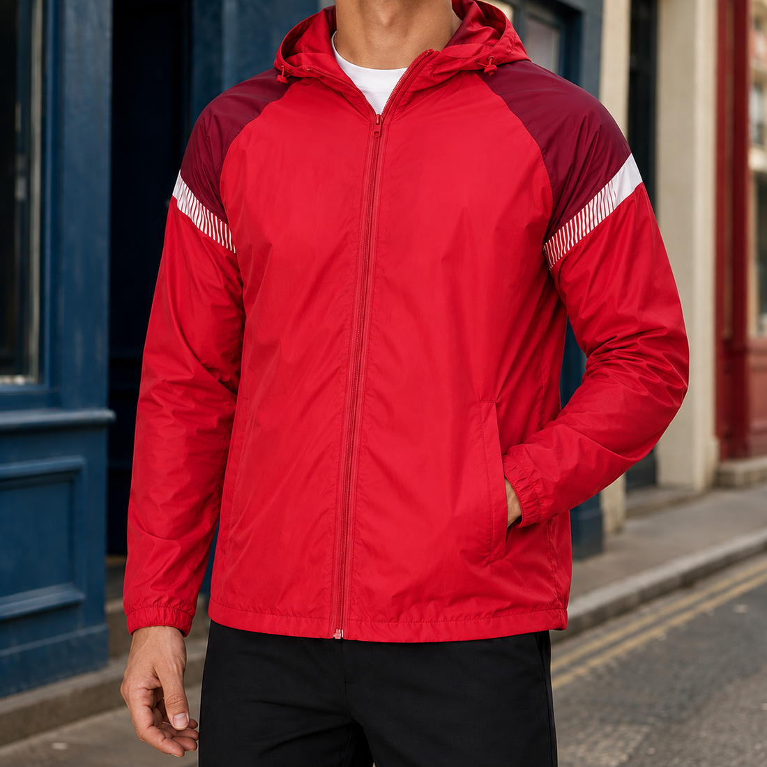 Brannock Hooded Jacket - Red
