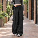 Pippa-Grace Wide Leg Pants - Black