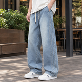 Oliver Wide Leg Jeans - Light Blue