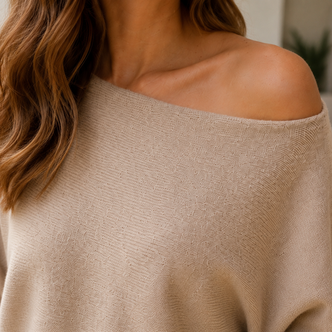 Astrid-Rose Asymmetric Sweater - Lead Product Detail