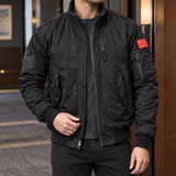 Lewis Pilot Jacket - Black