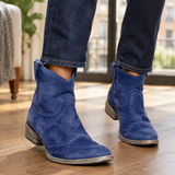 Baldini Suede Boots - Dark Blue