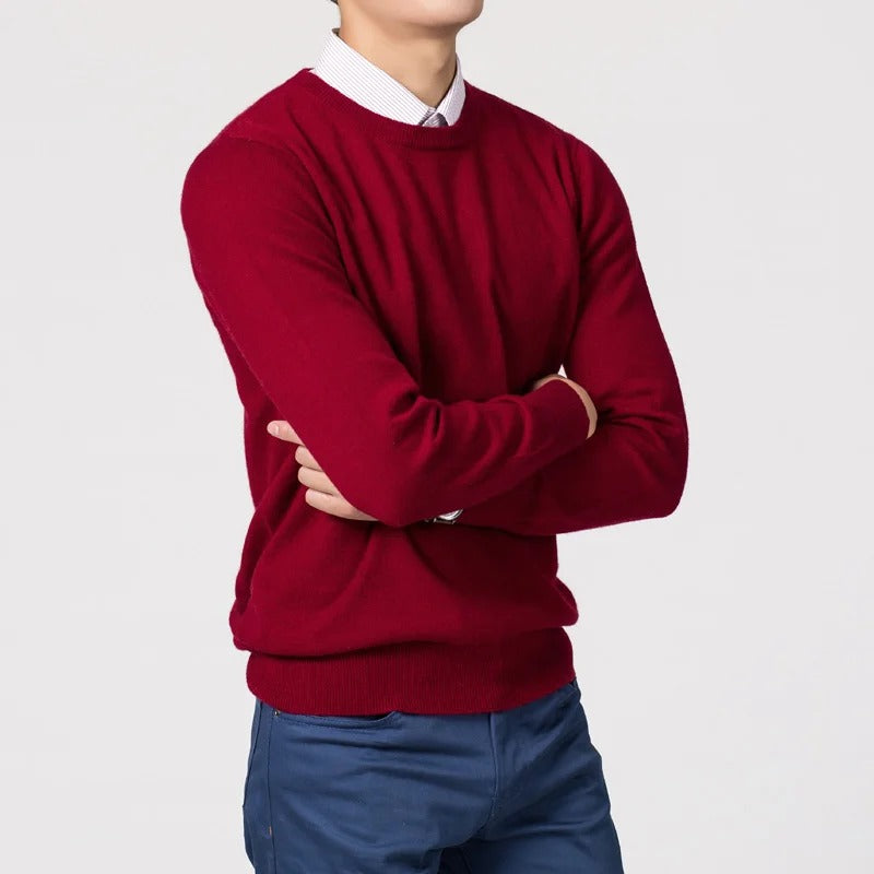 Messina Crewneck Sweater - Burgundy